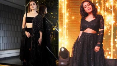 Alia Bhatt Vs Neha Kakkar: Which Leading Lady Has The Best Black Lehenga?