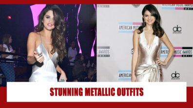 All The Times When Selena Gomez Was Spotted Favouring The Metallic Outfits