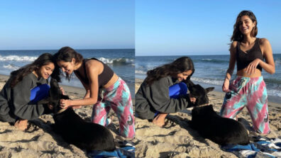 Ananya Panday & dogs, the ‘perfect beach love story’