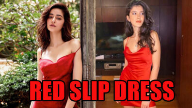 Ananya Panday Vs Shanaya Kapoor: Who Scores High In Red Slip Dress?