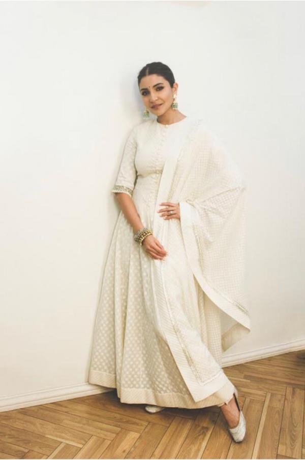 Anushka Sharma To Karisma Kapoor’s Guide To Ace The White Anarkali Dress - 0