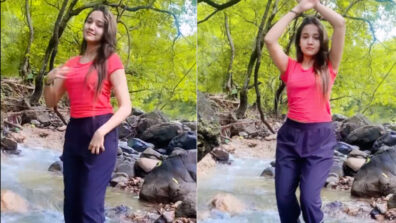 Ashi Singh does a ‘Pani Pani dance’ like Jacqueline Fernandez, enjoys ‘Mumbai ki baarish’