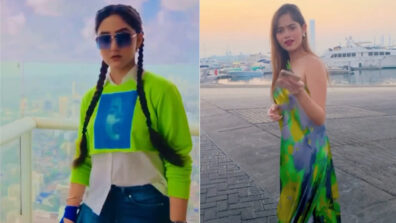 Ashnoor Kaur & Jannat Zubair Rahmani burn the dance floor with their neon green outfit style, video goes viral