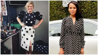 Kelly Clarkson Vs Kerry Washington: Who Looked Hot In Polka Dots?