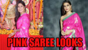Babes In Pink: Katrina Kaif To Kriti Sanon’s Hot Pink Saree Looks