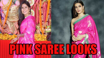 Babes In Pink: Katrina Kaif To Kriti Sanon’s Hot Pink Saree Looks