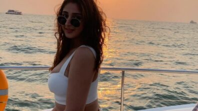 Beach & Sunset: Dhvani Bhanushali Shares A Lovely Throwback Picture In White Co-Ord Set, Fans Can’t Keep Calm