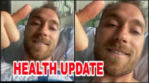 Big thanks for your sweet & amazing greetings – Christian Eriksen shares health update with a special pic from hospital