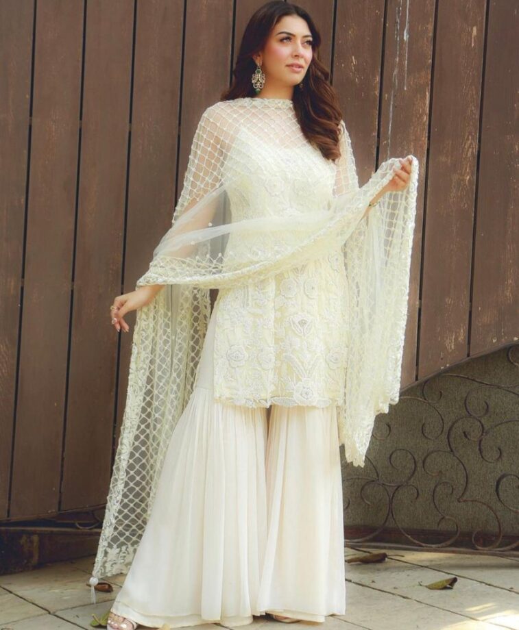 Bikini To Gharara: Hansika Motwani Slays The All-White Style Game In Any Look - 1