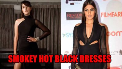 Black Avatar: Rhea Chakraborty’s Smokey Hot Black Dresses Of All Times