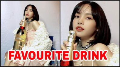 Blackpink’s Lisa poses with her favourite drink, guess what it could be?