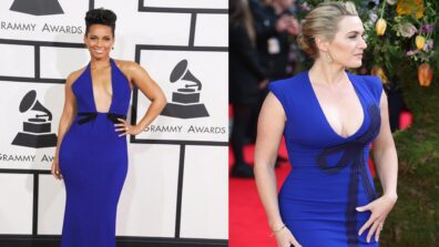 Blue For The Win: Alicia Keys Vs Kate Winslet, Who Rocked The Bodycon Blue?