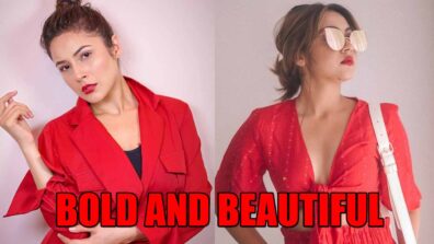 Bold and beautiful: Shehnaaz Gill and Reem Shaikh look spicy hot in red avatar, fans love it