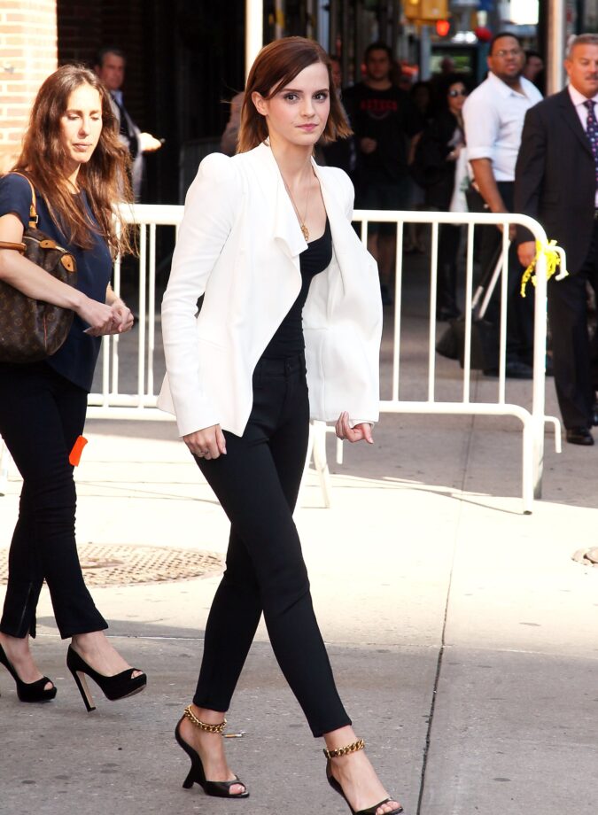 Boss Ladies: Alexandra Daddario Vs Emma Watson: Which Hotness Deserves 10/10 In Blazer Look? - 6