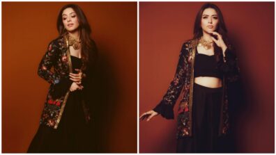 Bow Down To The Queen Of Fashion: Hansika Motwani In Black Indo-Western