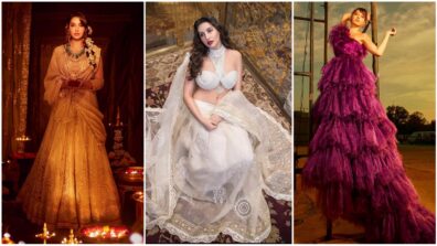 Bow To The Queen: Nora Fatehi’s Most Majestic & Royal Looks