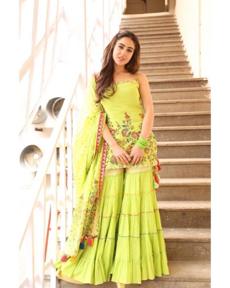 Bridal Mehendi Outfit Ideas Coming Straight From Sara Ali Khan & Tara Sutaria’s Wardrobe - 0