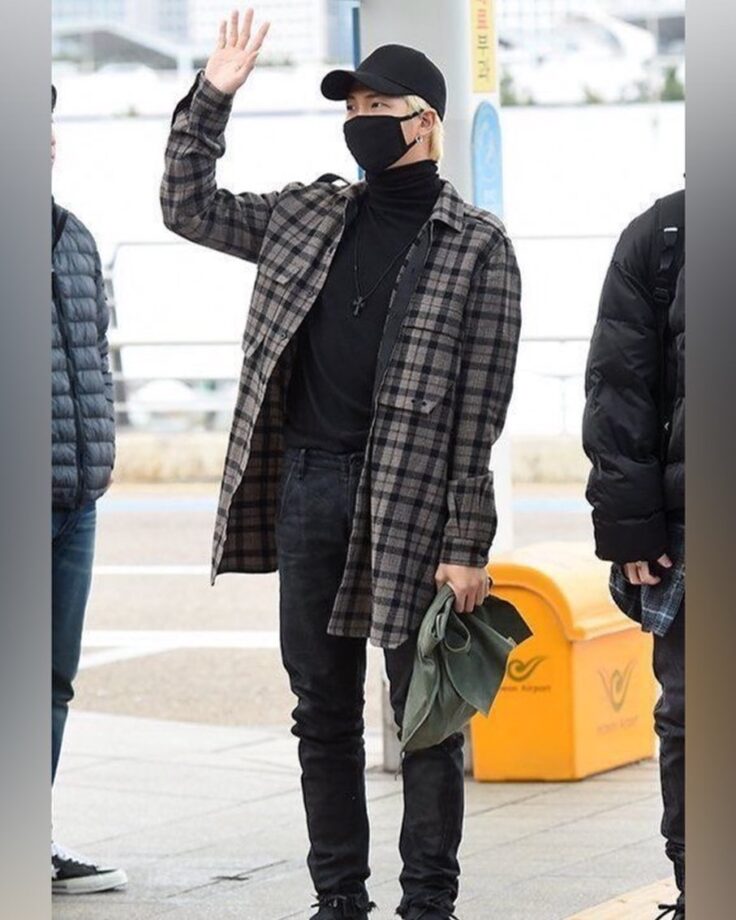 BTS RM Wows Fans With Stunning Airport Looks - 2