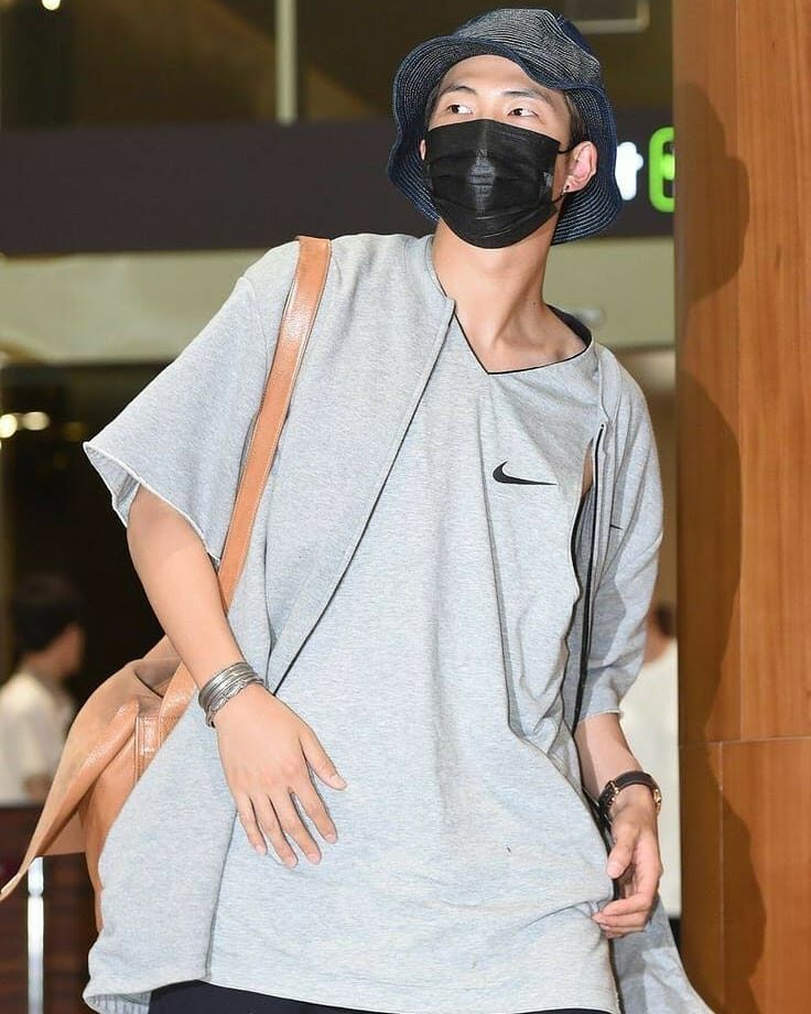 BTS RM Wows Fans With Stunning Airport Looks - 5