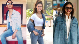 Burn the hotness game in denim jacket jeans style like Alia Bhatt, Disha Patani & Deepika Padukone