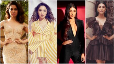 Burn The Vogue Game In Deep Neck Styles Like Tamannaah Bhatia & Shruti Haasan