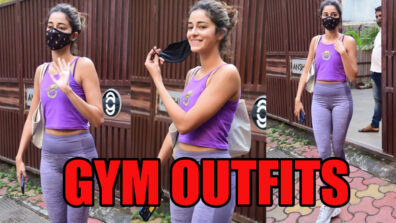 Burn Those Calories In These Hot Gym Outfits Of Ananya Panday