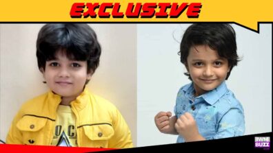 Child actors Swastik Tiwari and Het Makwana in Colors’ Barrister Babu