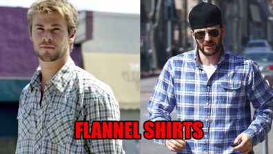 Chris Hemsworth & Chris Evans Shows Netizens How To Bling In Flannel Shirts