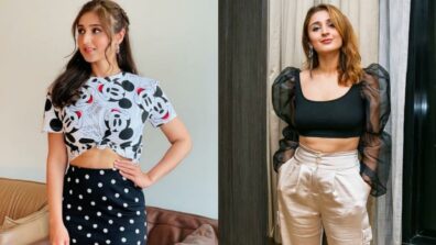 Copy The Skill Of Styling Crop Tops From Dhvani Bhanushali And Look Radiant: Pictures Here