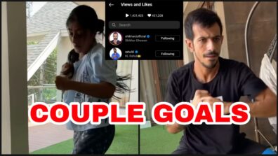 Couple Goals: Yuzvendra Chahal & wife Dhanashree Verma workout together, Shikhar Dhawan & KL Rahul love it