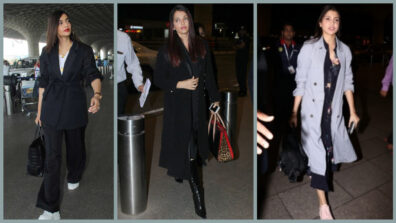 Decoding Anushka Sharma, Aishwarya Rai Bachchan & Sonam Kapoor’s stylish corporate airport looks