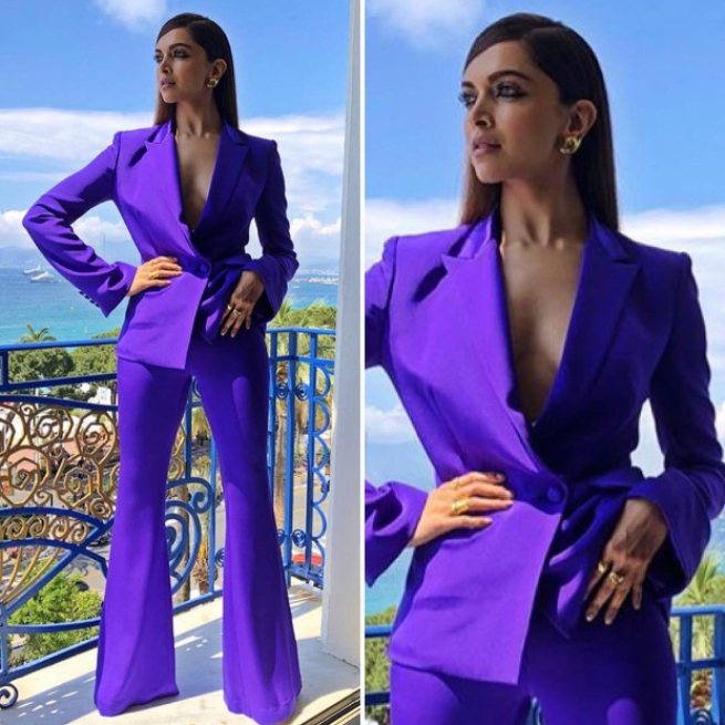 Deepika Padukone In Purple Or Aishwarya Rai In Black: Who Donned The Pantsuit Look? - 0