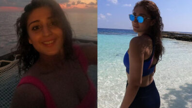 Dhvani Bhanushali is a hot ‘water baby’, check out her wet moment