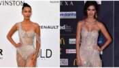 Disha Patani & Bella Hadid Making Fans Go Crazy In Alike Embellished Ivory Gown