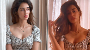 Disha Patani looks smoking hot in latest V-neckline outfit, fans love her long hair