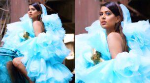 Don’t Know How To Carry A Frill Dress? Take Inspiration From Nia Sharma To Carry The Frills Effortlessly