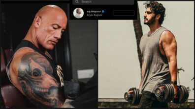 Dwayne Johnson aka ‘The Rock’ flaunts his big bicep tattoo, Arjun Kapoor is in awe