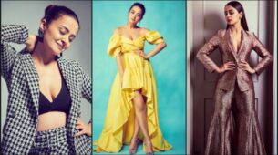 Experience Mercury Hotness With These Deep Neck Outfits Of Surveen Chawla