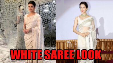 Fashion Faceoff: Aishwarya Rai Vs Kangana Ranaut, Which Diva Has Best White Sarees?