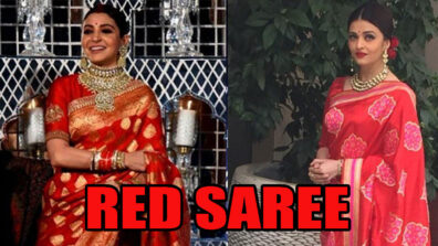 Fashion Faceoff: Anushka Sharma Vs Aishwarya Rai: Who Looks Majestic In Red Saree?