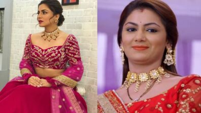 Fashion Faceoff: Shraddha Arya Vs Sriti Jha, Which Diva Looks Spicy Hot In Red Lehenga?