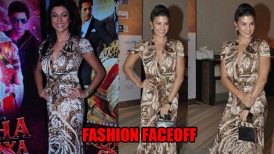 Fashion Faceoff: Sushmita Sen Vs Jacqueline Fernandez, Which Diva Deserves 10/10 In Alike Dress?