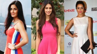 Flaunt your ‘picture perfect’ hourglass figure in a high-low cut sleeveless dress like Katrina Kaif, Disha Patani & Shraddha Kapoor