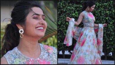 Floral & Ethnic: Prajakta Mali Looks Stunning In A Floral Lehenga: Netizens Are Lovestruck By Her Beauty