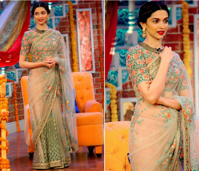 From Banarasi Silk To Net Sarees: Deepika Padukone’s Saree Wardrobe Is A Steal - 1