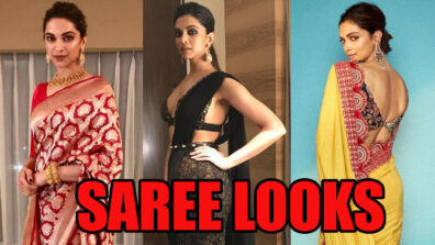 From Banarasi Silk To Net Sarees: Deepika Padukone’s Saree Wardrobe Is A Steal