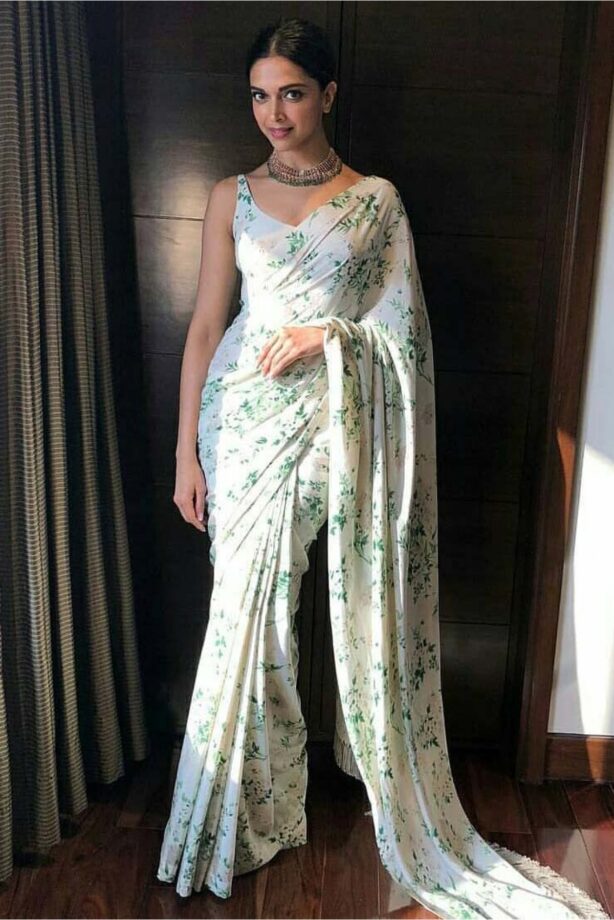 From Banarasi Silk To Net Sarees: Deepika Padukone’s Saree Wardrobe Is A Steal - 2