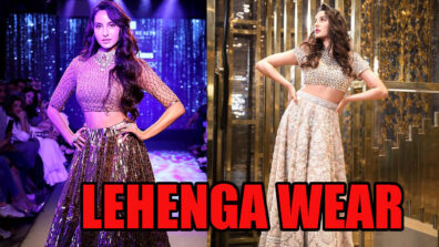 From Mirrored To Embroidered: Nora Fatehi Has Lehengas In Every Style