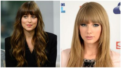 Dakota Johnson & Taylor Swift Shell Inspiration To Style Bangs 101