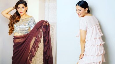 Fun In Frill: Sapna Choudhary’s Elegant Frill Dresses That We Want To Steal